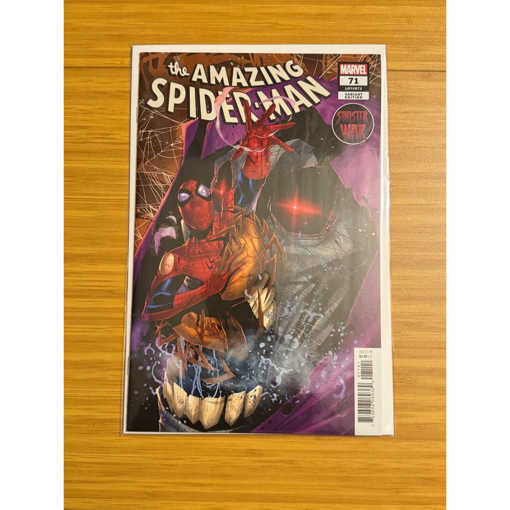 Amazing Spider-Man 71 Sinister War Variant Marvel Comics 2021 LGY 872